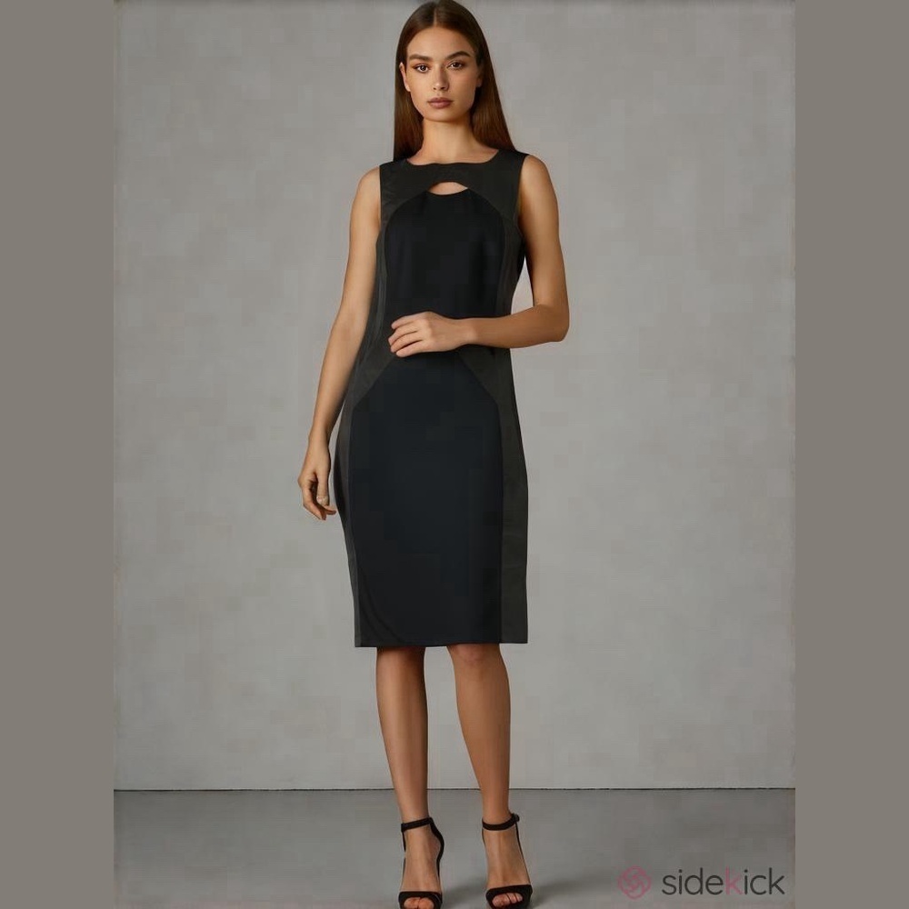 Danier Italian Leather Dress Keyhole Zip Up Size Extra Small